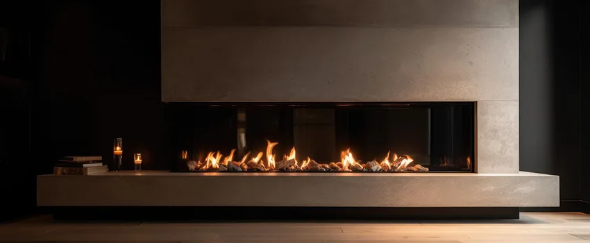 Gas Fireplace Ember Bed Design Services in Southlake, Texas