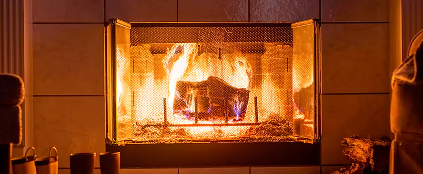Mendota Hearth Landscape Fireplace Installation in Southlake, Texas