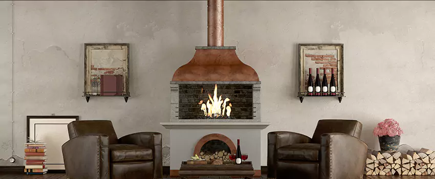 Thelin Hearth Products Providence Pellet Insert Fireplace Installation in Southlake, TX