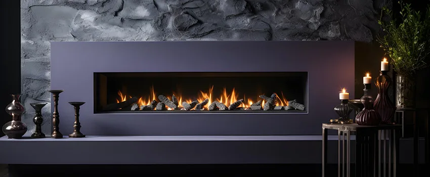 Ember Bed for Ventless Gas Fireplace in Southlake, TX
